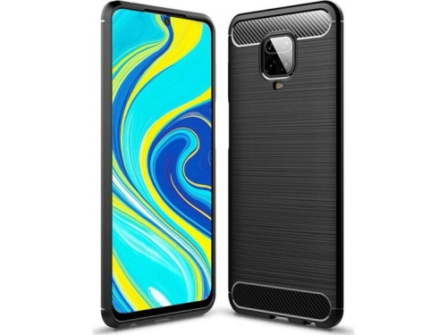 CAPA TECH-PROTECT TPU CARBON XIAOMI REDMI NOTE 9S/9 PRO BLACK