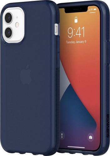 CAPA GRIFFIN SURVIVOR CLEAR IPHONE 12 MINI NAVY