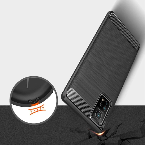 CAPA TECH-PROTECT TPU CARBON XIAOMI MI 10T/MI 10T PRO BLACK