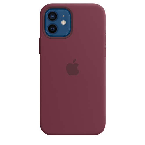 CAPA APPLE IPHONE 12 PRO SILICONE COM MAGSAFE PLUM MHL23ZM/A (OPEN BOX/DAMAGE BLISTER)