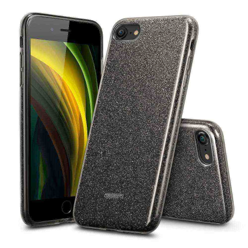 CAPA ESR MAKEUP GLITTER  BLACK  IPHONE 7/8/SE 2020