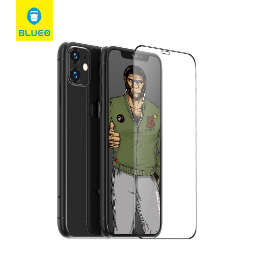 PELICULA DE VIDRO 5D MR.MONKEY STRONG HD BLACK IPHONE 13 PRO MAX/14 PLUS