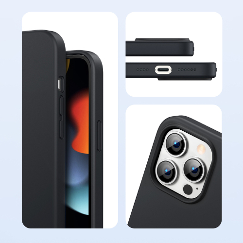 CAPA UGREEN LIQUID SILICONE IPHONE 13 PRO MAX DARK