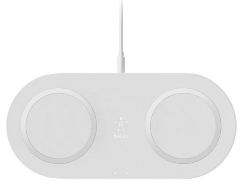 BASE CARGA WIRELESS DUAL PADS 10W  WHITE
