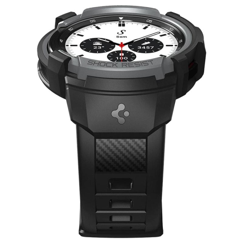CAPA SPIGEN RUGGED ARMOR PRO SAMSUNG GALAXY WATCH 4 42MM CHARCOAL GREY (ACS03653)