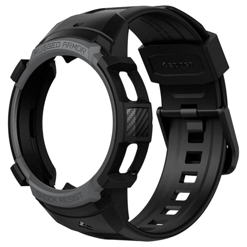 CAPA SPIGEN RUGGED ARMOR PRO SAMSUNG GALAXY WATCH 4 42MM CHARCOAL GREY (ACS03653)