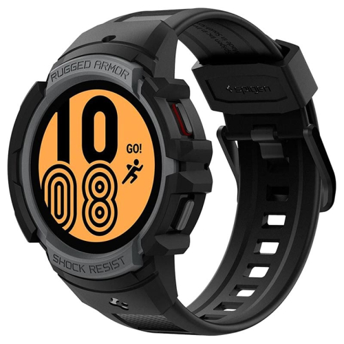 CAPA SPIGEN RUGGED ARMOR PRO SAMSUNG GALAXY WATCH 4 40MM CHARCOAL GREY (ACS03165)