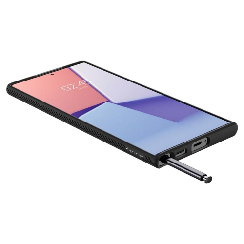 CAPA SPIGEN LIQUID AIR SAMSUNG GALAXY S22 ULTRA MATTE BLACK (ACS03915)