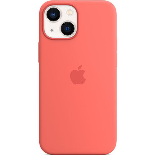 CAPA APPLE IPHONE 13 MINI SILICONE COM MAGSAFE PINK POMELO MM1V3ZM/A (OPEN BOX/DAMAGE BLISTER)
