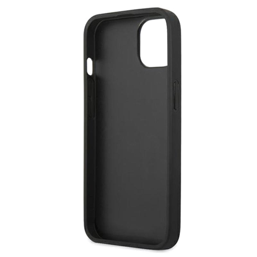 CAPA KARL LAGERFELD IPHONE 13 CHOUPETTE/KARL LEATHER BLACK