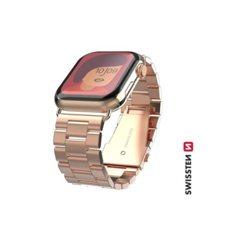 SWISSTEN - BRACELETE METAL APPLE WATCH 42/44/45/49MM GOLD