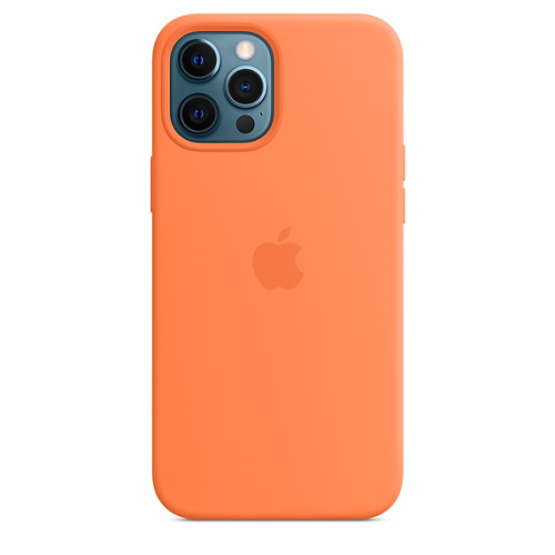 CAPA APPLE IPHONE 12 PRO MAX SILICONE COM MAGSAFE KUMQUAT (MHL83ZM/A)