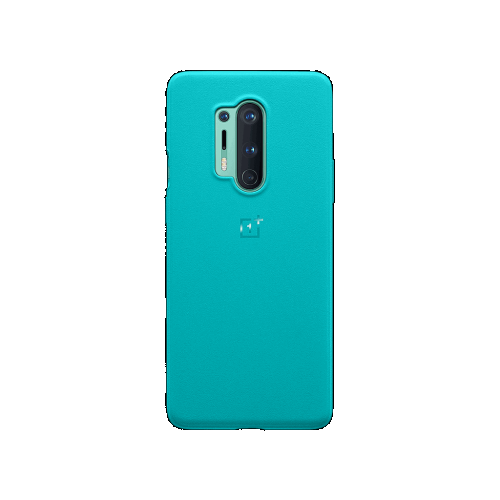 CAPA ONEPLUS 8 PRO SANDSTONE BUMPER CYAN