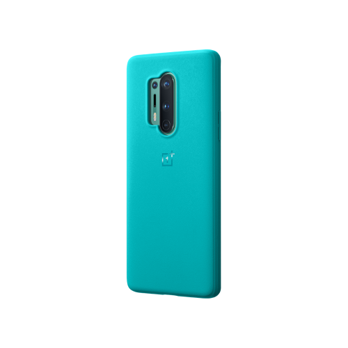 CAPA ONEPLUS 8 PRO SANDSTONE BUMPER CYAN