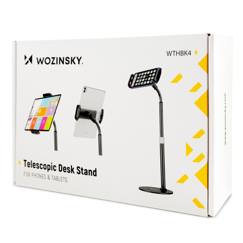 WOZINSKY TELESCOPIC DESK STAND BLACK