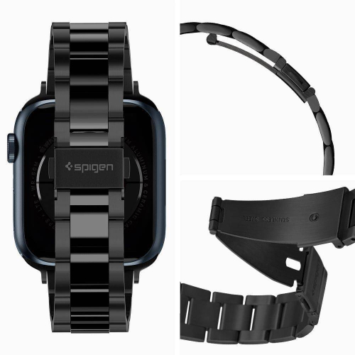BRACELETE SPIGEN APPLE WATCH 41/40/38MM METAL MODERN FIT BLACK