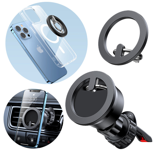 JOYROOM 3-IN-1 MAGNETIC RING GRIP/CAR HOLDER (JR-ZS294)BLACK