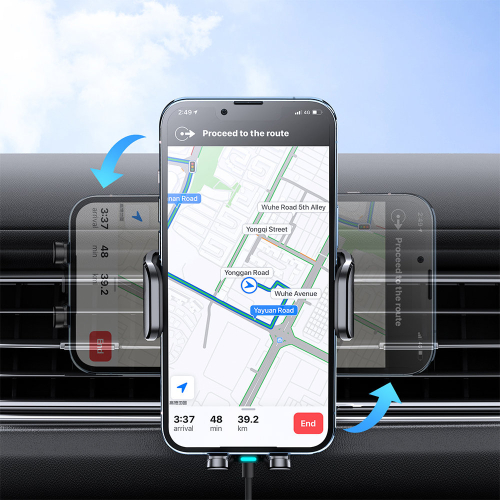 SUPORTE DE CARRO JOYROOM AUTO ALIGNMENT WIRELESS CHARGER 15W (JR-ZS245)
