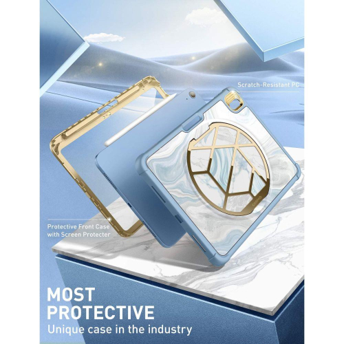 CAPA SUPCASE COSMO IPAD 10.9 2022 MARBLE BLUE
