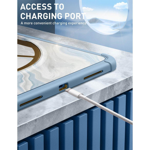 CAPA SUPCASE COSMO IPAD 10.9 2022 MARBLE BLUE