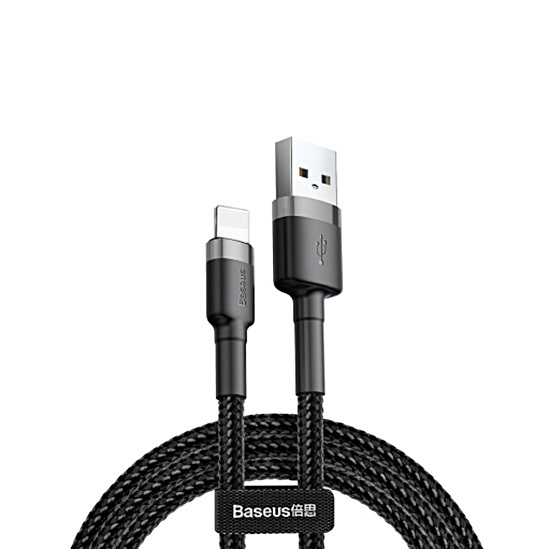 CABO BASEUS CAFULE NYLON USB-A/LIGHTNING 0.50CM 