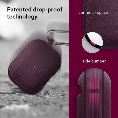 CAPA AIRPODS PRO CASEOLOGY BURGUNDY (ASD01116)