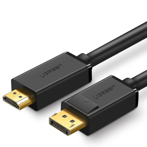 CABO UNIDIRECIONAL 4K UGREEN DISPLAYPORT-HDMI 30HZ 32 AWG 2M (DP101 10202) BLACK