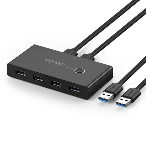 UGREEN KVM UGREEN 4 PORTAS USB 2.0 (30768) BLACK