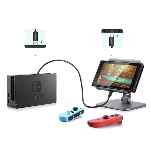 UGREEN CABO DE EXTENSÃO USB-C MACHO PARA USB-C FÊMEA 50CM MULTIFUNÇÕES UGREEN (40574) BLACK