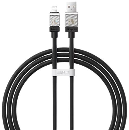 CABO BASEUS USB-A/LIGHTNING COOLPLAY 1M WHITE
