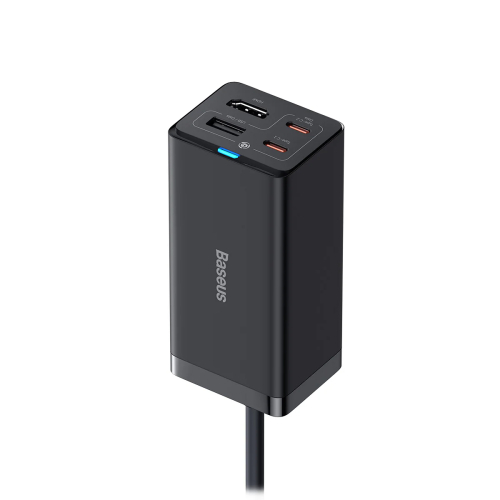CARREGADOR BASEUS GaN5 PRO (USB-A+2X USB-C+HDMI) 67W BLACK