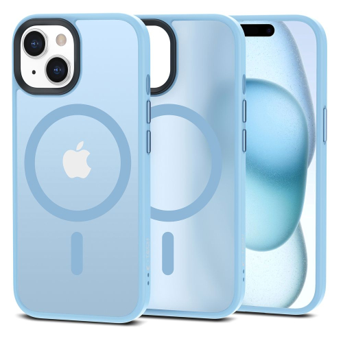CAPA TECH-PROTECT MAGMAT MAGSAFE IPHONE 15 MATTE SKY BLUE