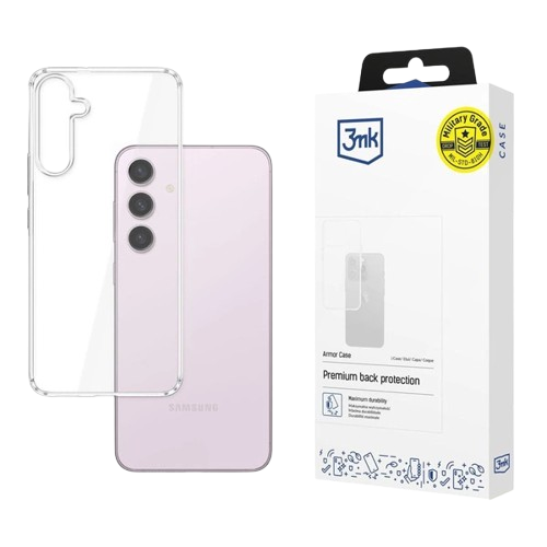 CAPA 3MK ARMOR SAMSUNG GALAXY S24 CLEAR