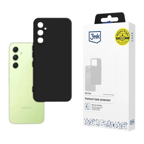 CAPA 3MK MATT SAMSUNG GALAXY A34 5GG BLACK