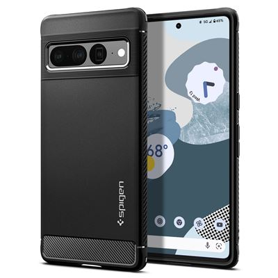 CAPA SPIGEN RUGGED ARMOR GOOGLE PIXEL 7 PRO MATTE BLACK (ACS04725)