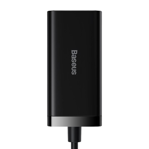 CARREGADOR BASEUS GaN3 PRO (2XUSB-C+2XUSB) 100W BLACK