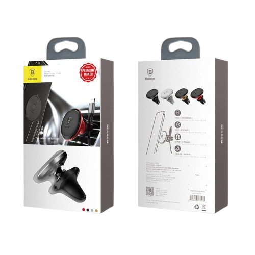 SUPORTE DE CARRO BASEUS MAGNETIC AIR VENT BLACK