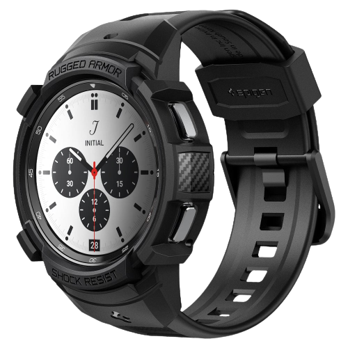 BRACELETE SPIGEN RUGGED ARMOR PRO SAMSUNG GALAXY WATCH 4 42MM BLACK (ACS03833)