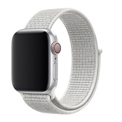 SWISSTEN -  BRACELETE NYLON VELCRO APPLE WATCH 42/44/45/49MM GREY