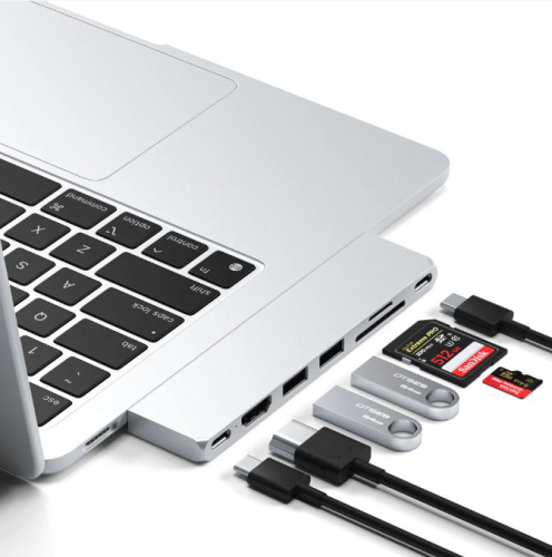 Satechi - USB-C Pro Hub Slim Adapter (silver)