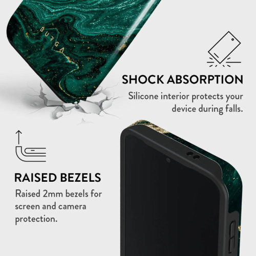 Burga - Tough Magsafe iPhone 15 (emerald)
