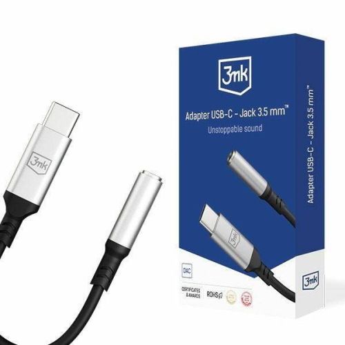 ADAPTADOR 3MK USB-C TO JACK 3,5MM