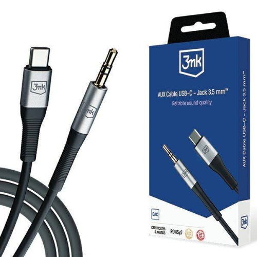 CABO AUX 3MK USB-C / JACK 3.5MM