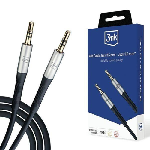 ADAPTADOR 3MK AUX  JACK 3,5MM - JACK 3,5MM