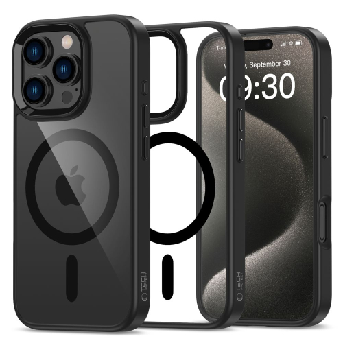 CAPA TECH-PROTECT MAGMAT MAGSAFE IPHONE 16 PRO MAX BLACK CLEAR