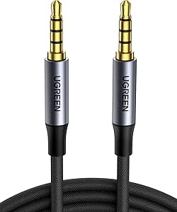 CABO UGREEN 3.5MM 4-POLE M/M AUDIO 1M