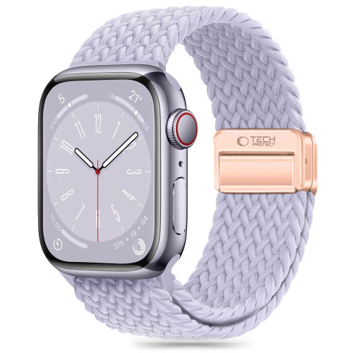 BRACELETE TECH-PROTECT NYLONMAG APPLE WATCH 42/44/45/49MM PERIWINKLE