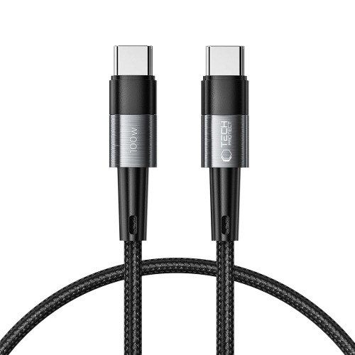 CABO TECH-PROTECT ULTRABOOST TYPE-C PD100W/5A 25CM GREY