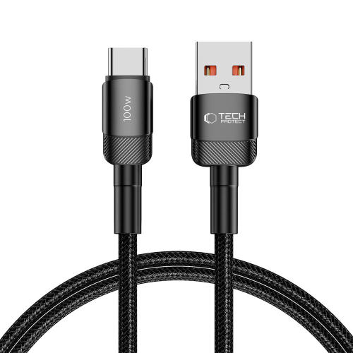 CABO TECH-PROTECT ULTRABOOST EVO TYPE-C 100W/5A 100CM BLACK