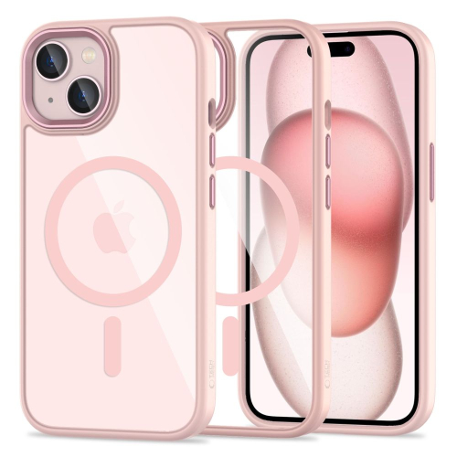 CAPA TECH-PROTECT MAGMAT MAGSAFE IPHONE 15 PINK/ CLEAR